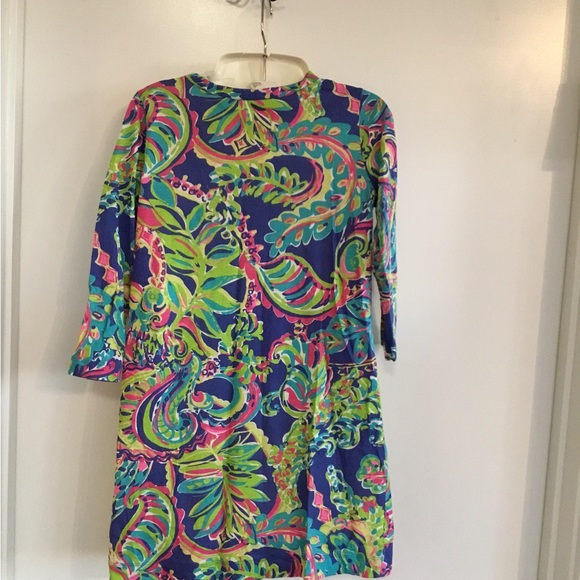 Lilly Pulitzer Blue and Green Mini Dress - Picture 7 of 9